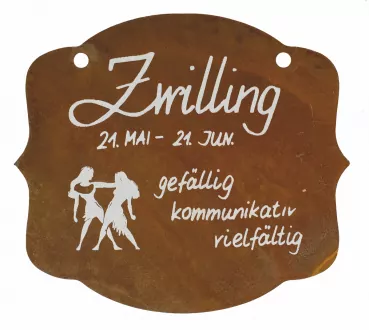 Zwilling - Rosttafel - Sternzeichen